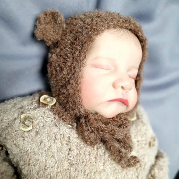 Baby Bear Knit Bonnet 0-12m