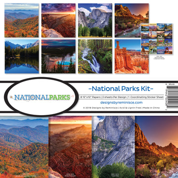 Reminisce Collection Kit 12"X12" - National Parks