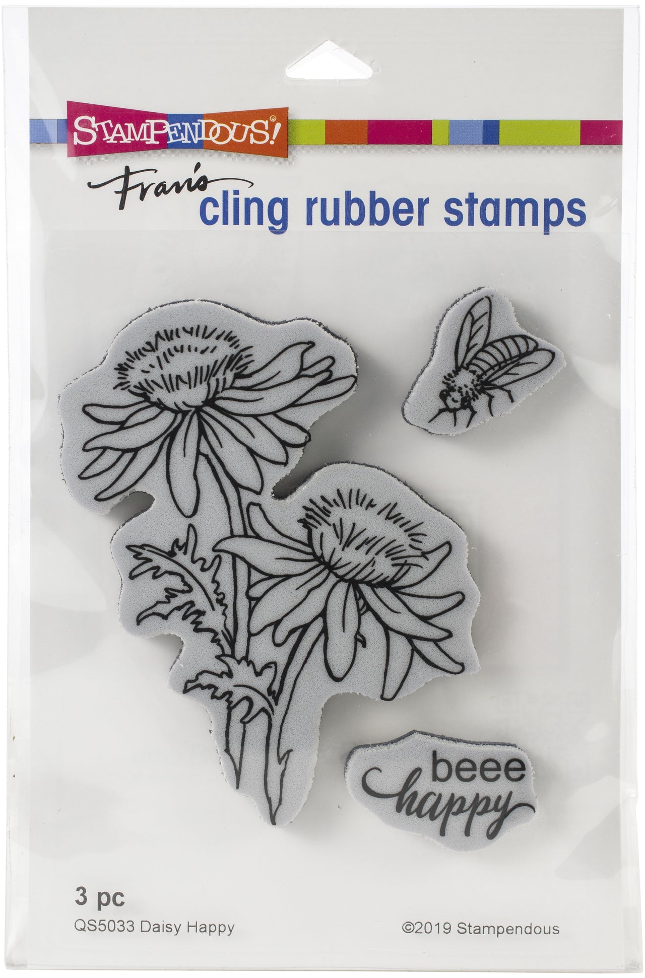 Stampendous Cling Stamp - Happy Daisy