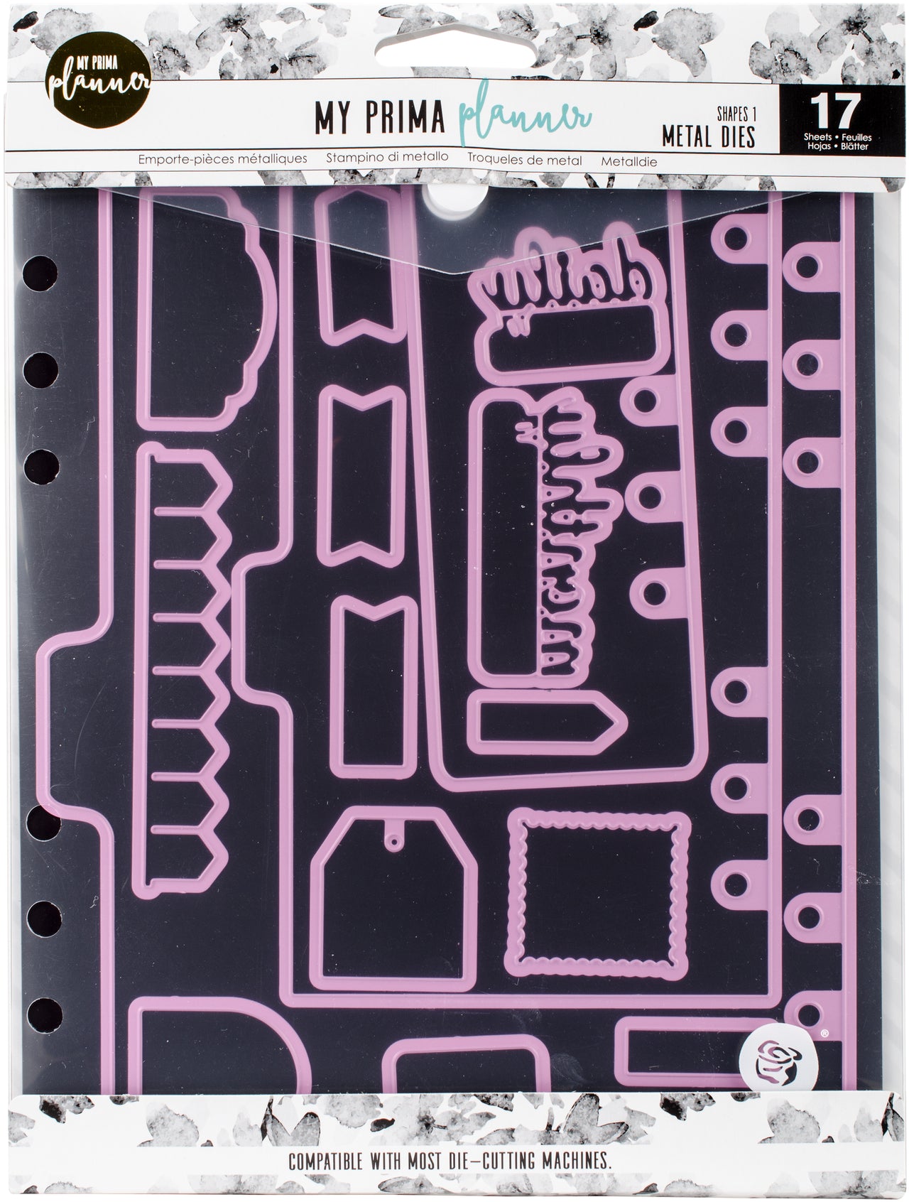 Prima Marketing My Prima Planner Metal Dies - Shapes #1, 17/Pkg