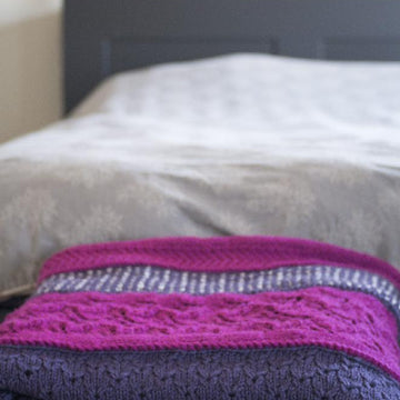 Plum Throw