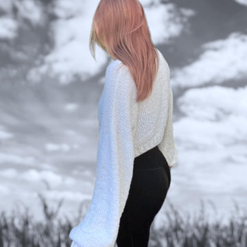 Oversized Cropped Sweater