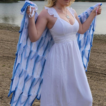 Guardian Angel Wings Shawl