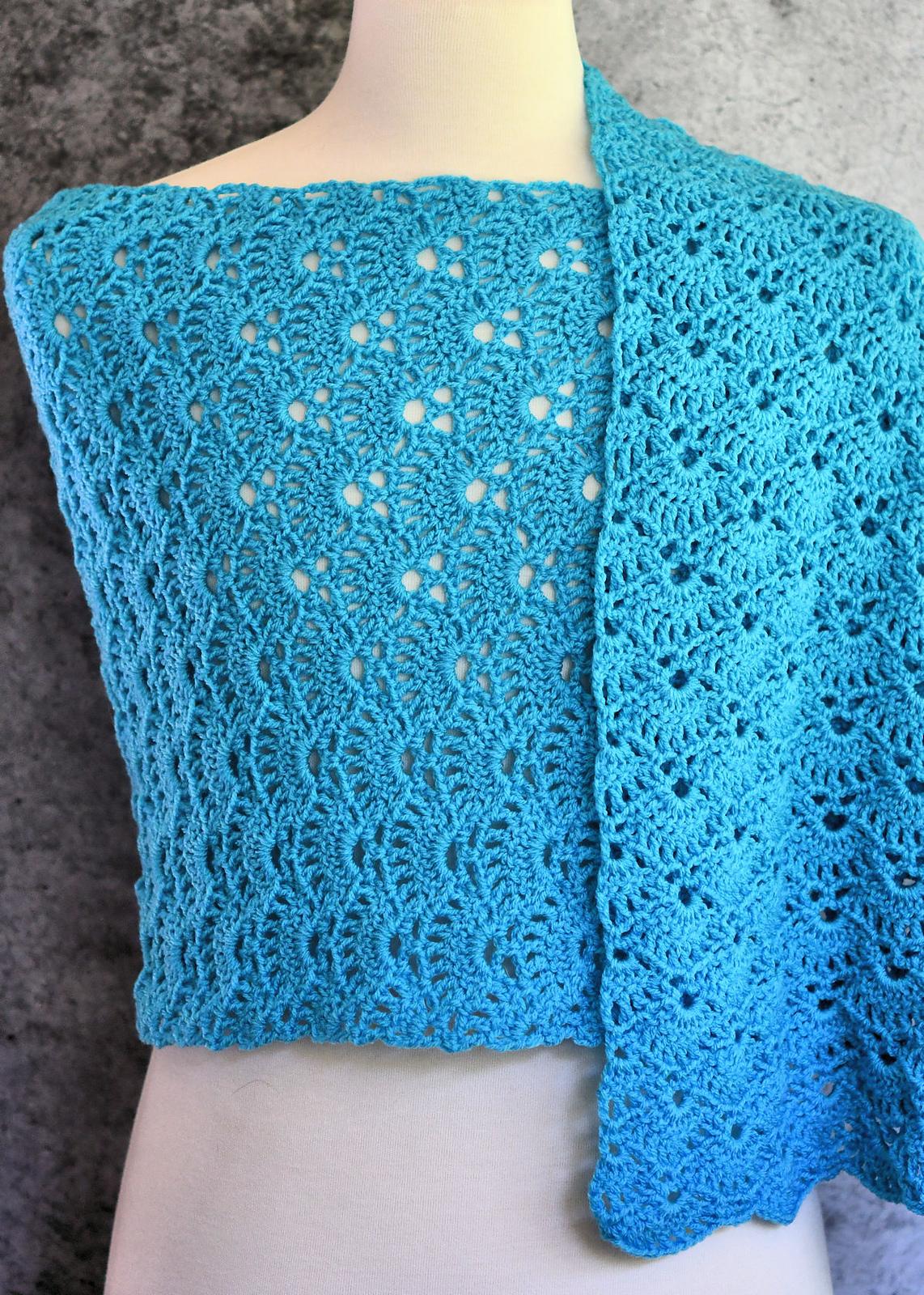 Petticoat Lace Rectangle Shawl