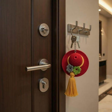 Crochet Hat Keychain Pdf + ideo Tutorials