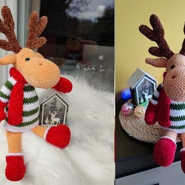 Crochet Pattern Large Forest Deer