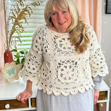 Lacy Embrace Sweater Crochet Pattern