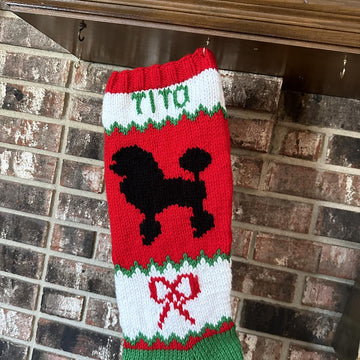Poodle Stocking