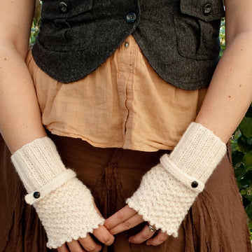 Romantic Fingerless Gloves (knit version)