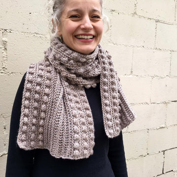 Crochet Scarf Pattern: Bobble Wrap Scarf