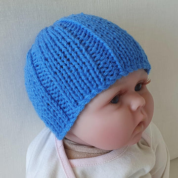 Oakley - Baby’s 12ply reversible 5x2 rib beanie