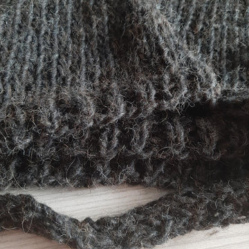 Shorter-style wrapped cardigan