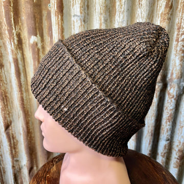 Alpine Cuffed Beanie -- a loom knit pattern