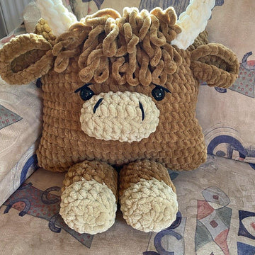 Pillow Highland Cow