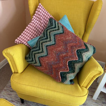 September Shades Zig-Zag Cushion Cover