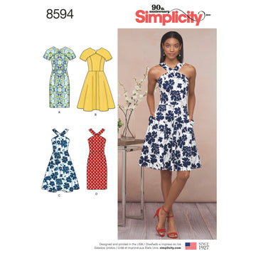 Simplicity 8594 Women's / Petite Women's Dresses - Sewing Pattern