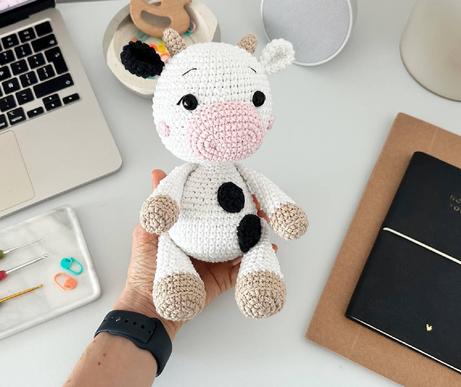 Cow Amigurumi Crochet Pattern PDF – Cow Soft Toy, Stuffed Animal Tutorial