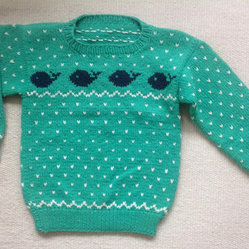 #5 Sailboat & Whale Sweaters- child's sweaters