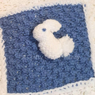 Rory The Rabbit Baby Blanket and Pram Charm