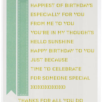 Spellbinders Glimmer Hot Foil Plates - More Sentiments