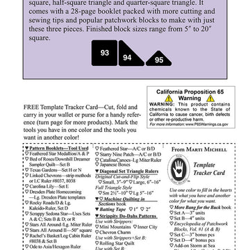Marti Michell Trimmer Corner Quilting Template