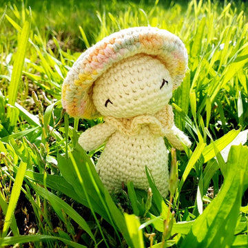 Quinn the little mushroom - critter stitch crochet pattern / amigurumi