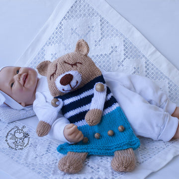 Bunting Blanket Bear toy