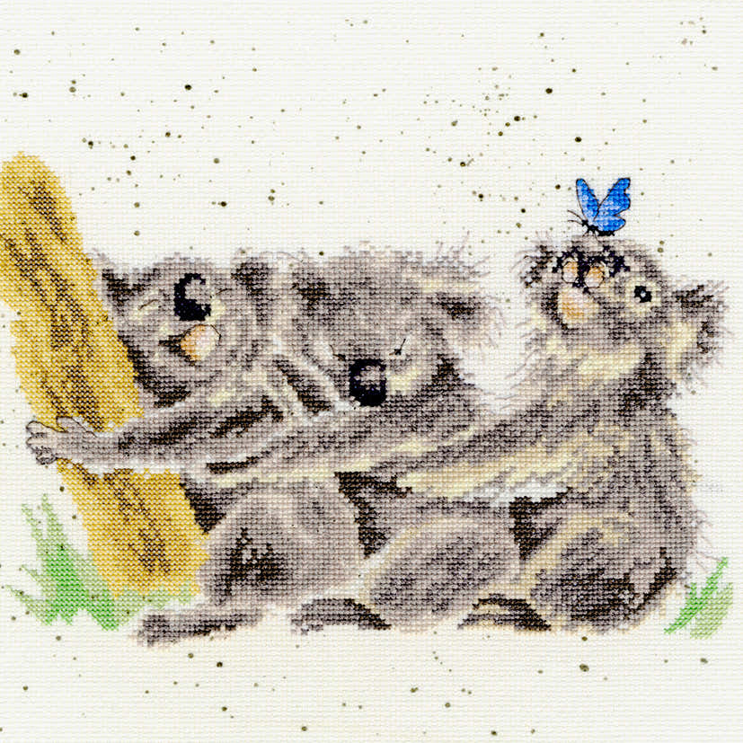 Bothy Threads Three of a Kind Cross Stitch Kit - 26cm x 26cm