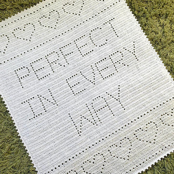 Perfect in every way baby blanket