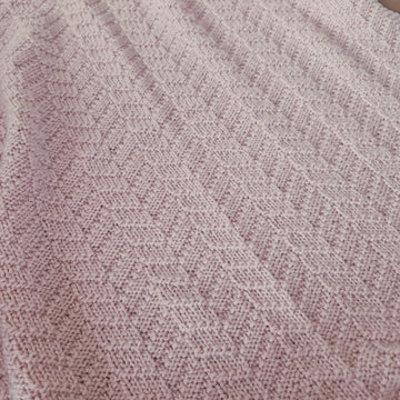 Baby Blanket - Mock Cable