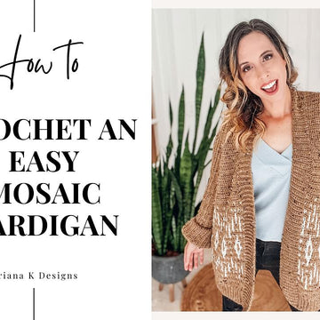 Wish Upon A Star Mosaic Crochet Cardigan