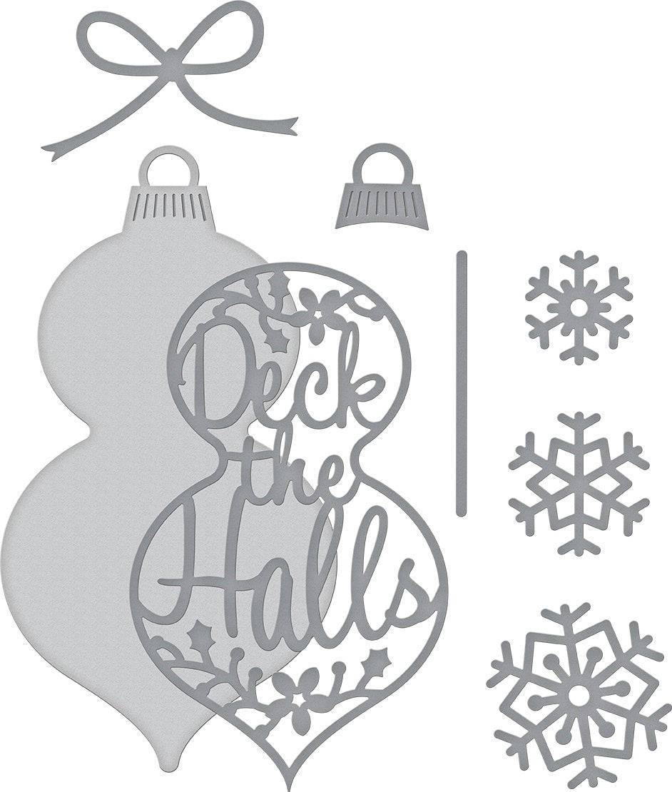 Spellbinders Shapeabilities Dies - Deck The Halls