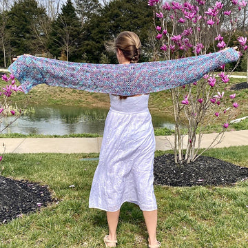 Spring Succulents Shawl
