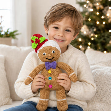 Gingerbread Man & Candy Cane Toy or Christmas Decoration 37cm LH026