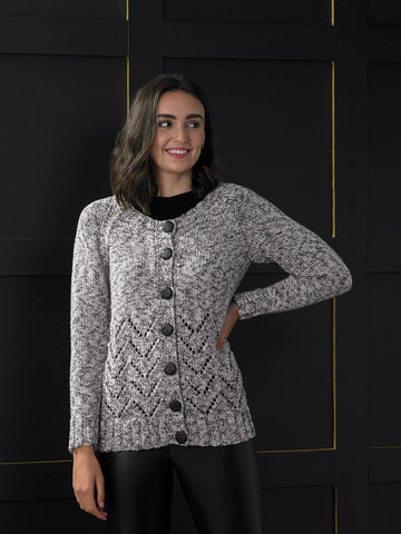 Cardigan in James C. Brett Masquerade Chunky - JB721 - Leaflet