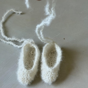 Knitted Lina ballerina shoes