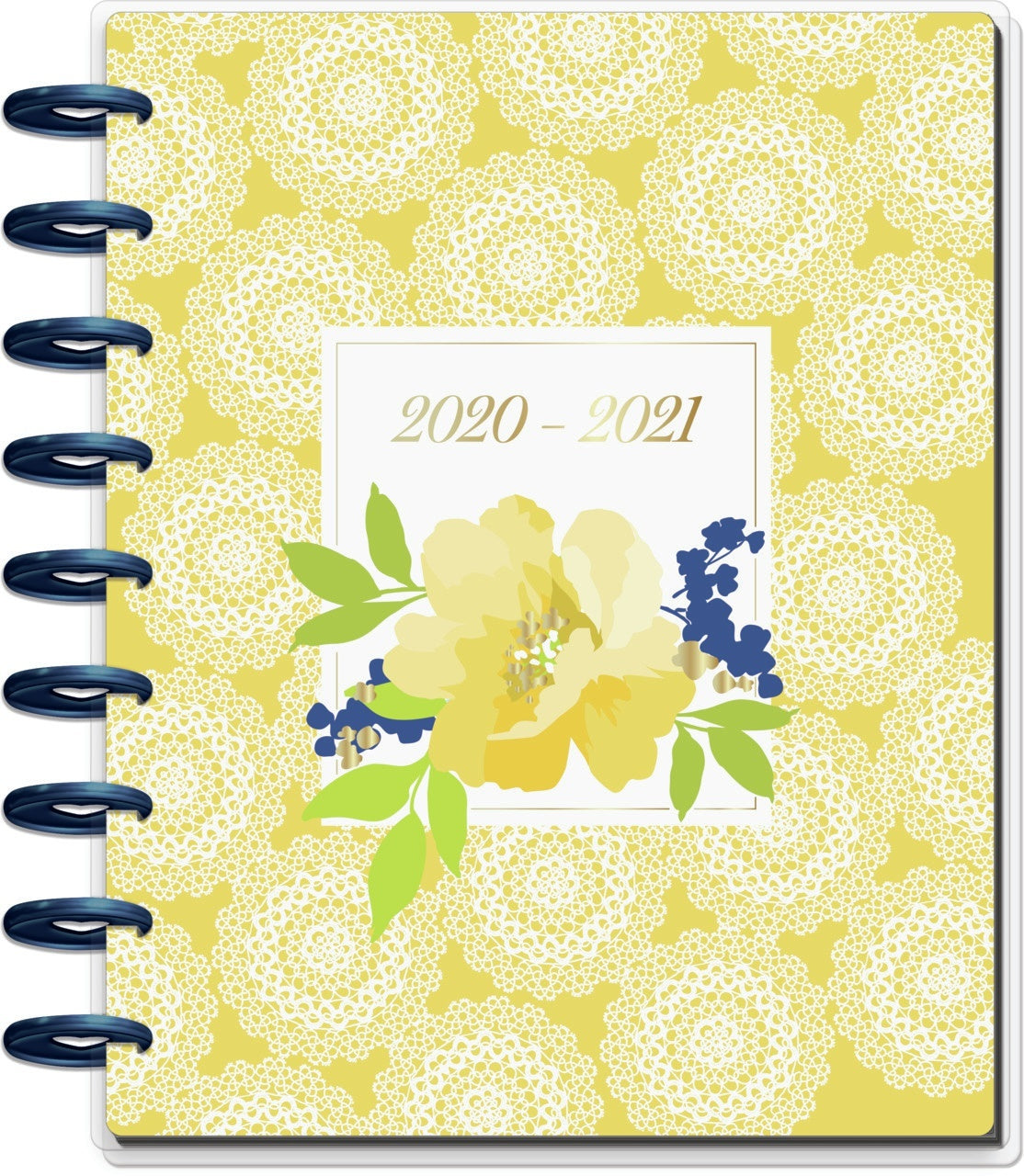 Happy Planner 18-Month Dated Medium Planner 7.75"X9.75" - Pretty Preppy, July 2020