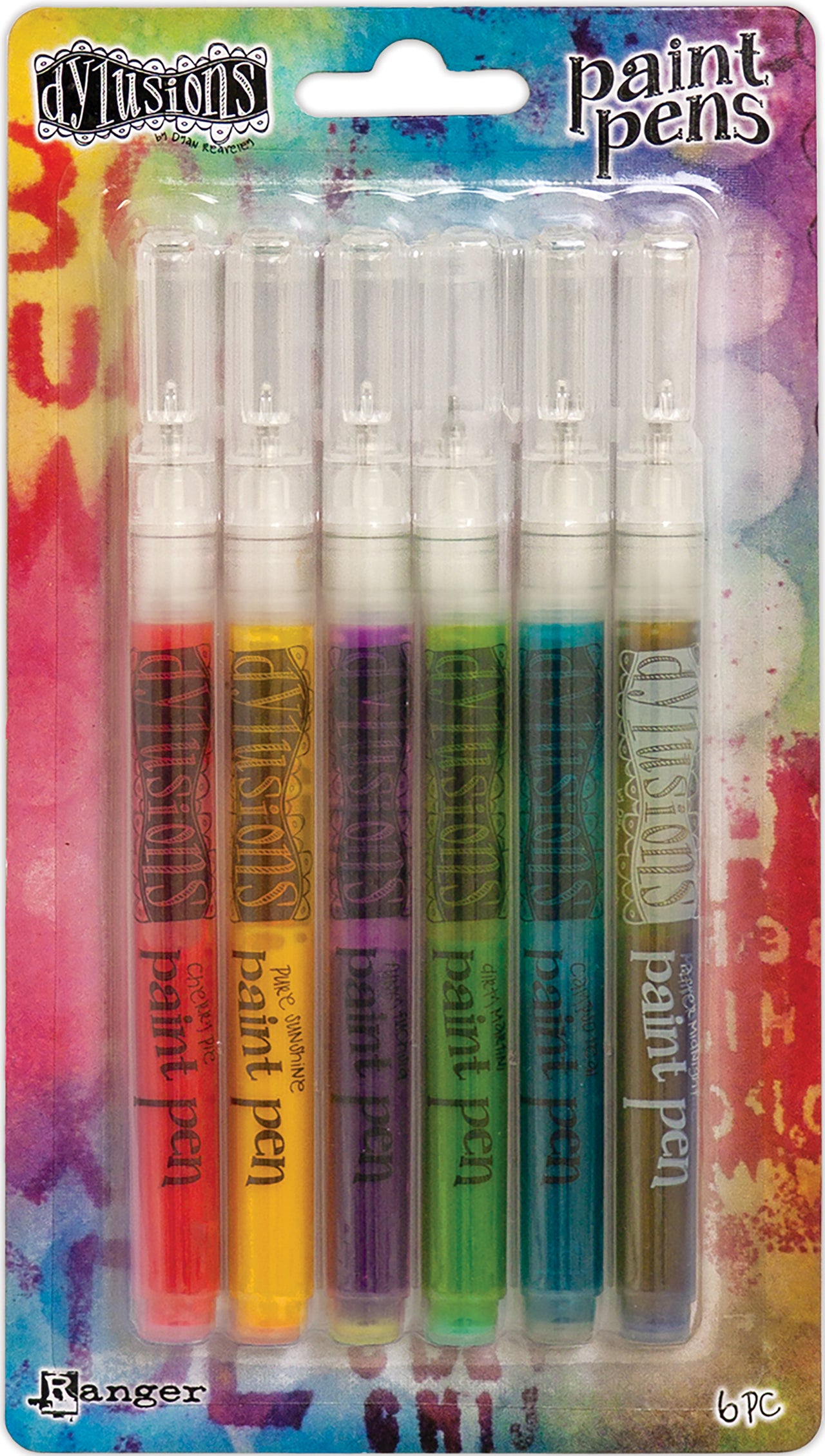 Ranger Dylusions Paint Pens 6/Pkg - Set #3