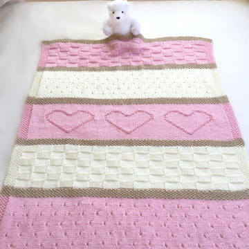Heart Throw & Baby Blanket