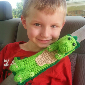 Seat Belt Cover - Dragon / Dino Travel Pal