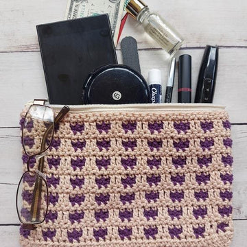 Through the Window Cosmetic Bag or Hook Pouch