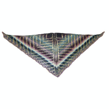 Plum Crazy Shawlette and Shawl