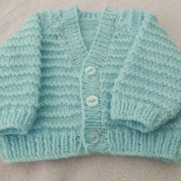 Garter stitch Pattern baby cardigan