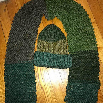 Shelter Hat and Scarf