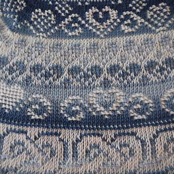 Heartstrings Wedding or Baby Blanket TITR (Tunisian in the Round
