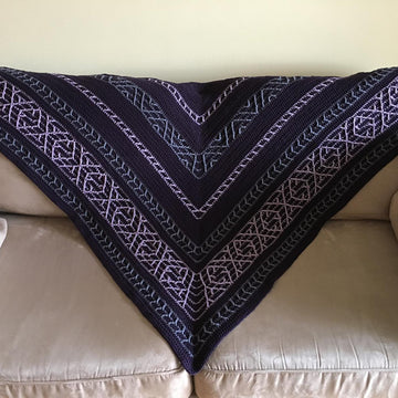 Purple Propinquity Shawl