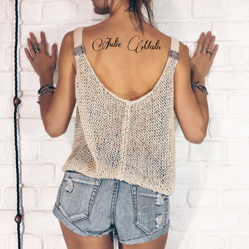 Women's loose fit tank top