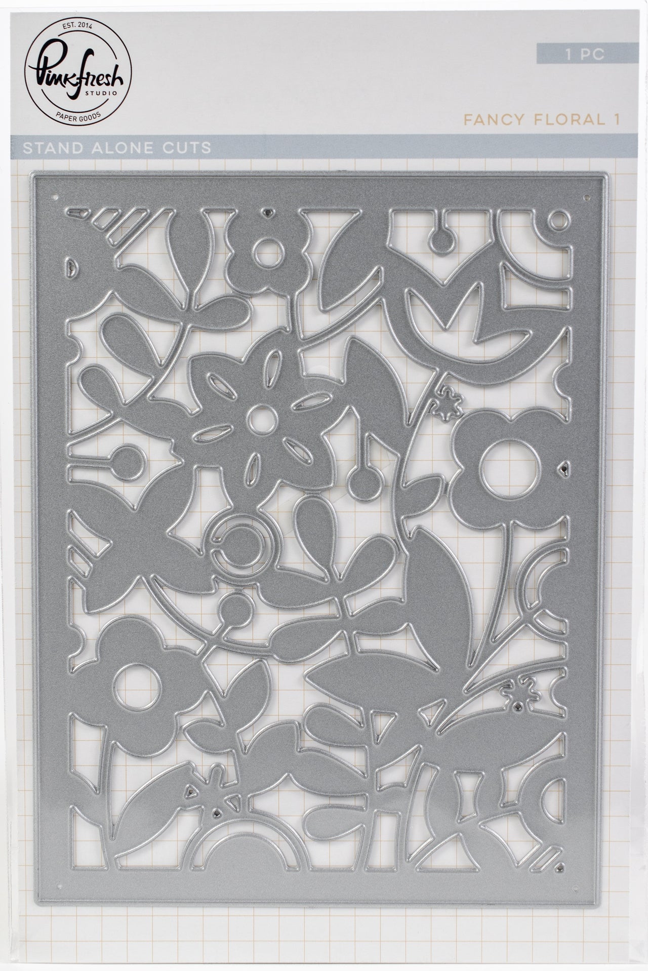 Pinkfresh Studio Die - Fancy Floral 1