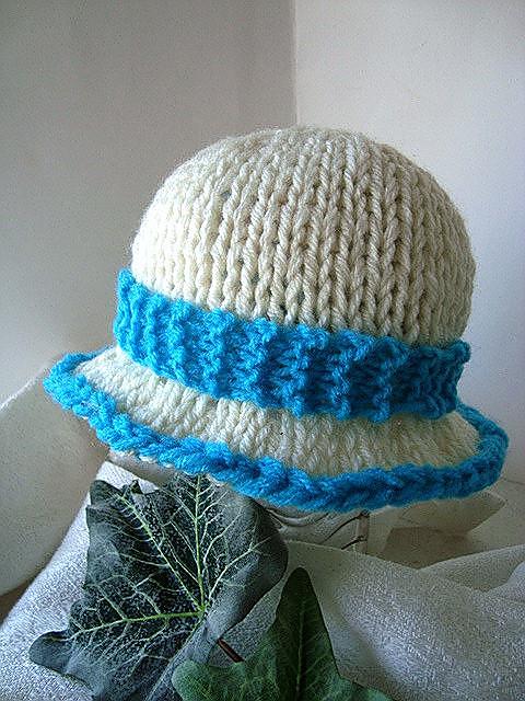 557, Knitting pattern, hat, newborn to adult