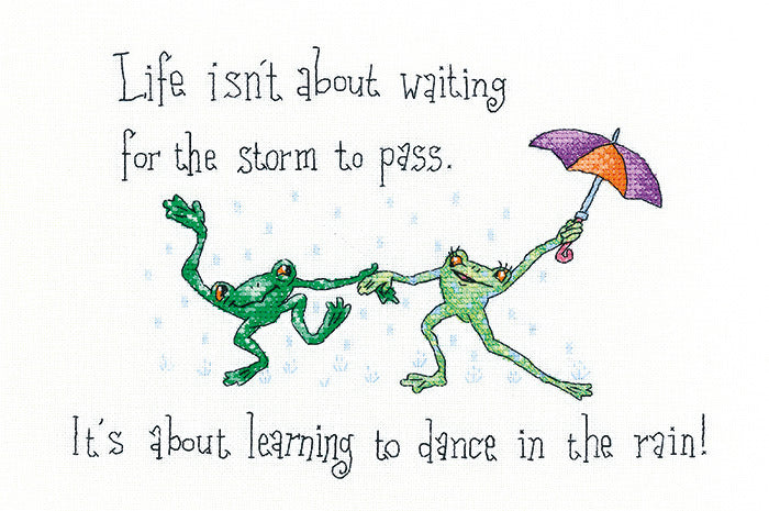 Heritage Dancing in the Rain Cross Stitch Kit - 22cm x 15cm